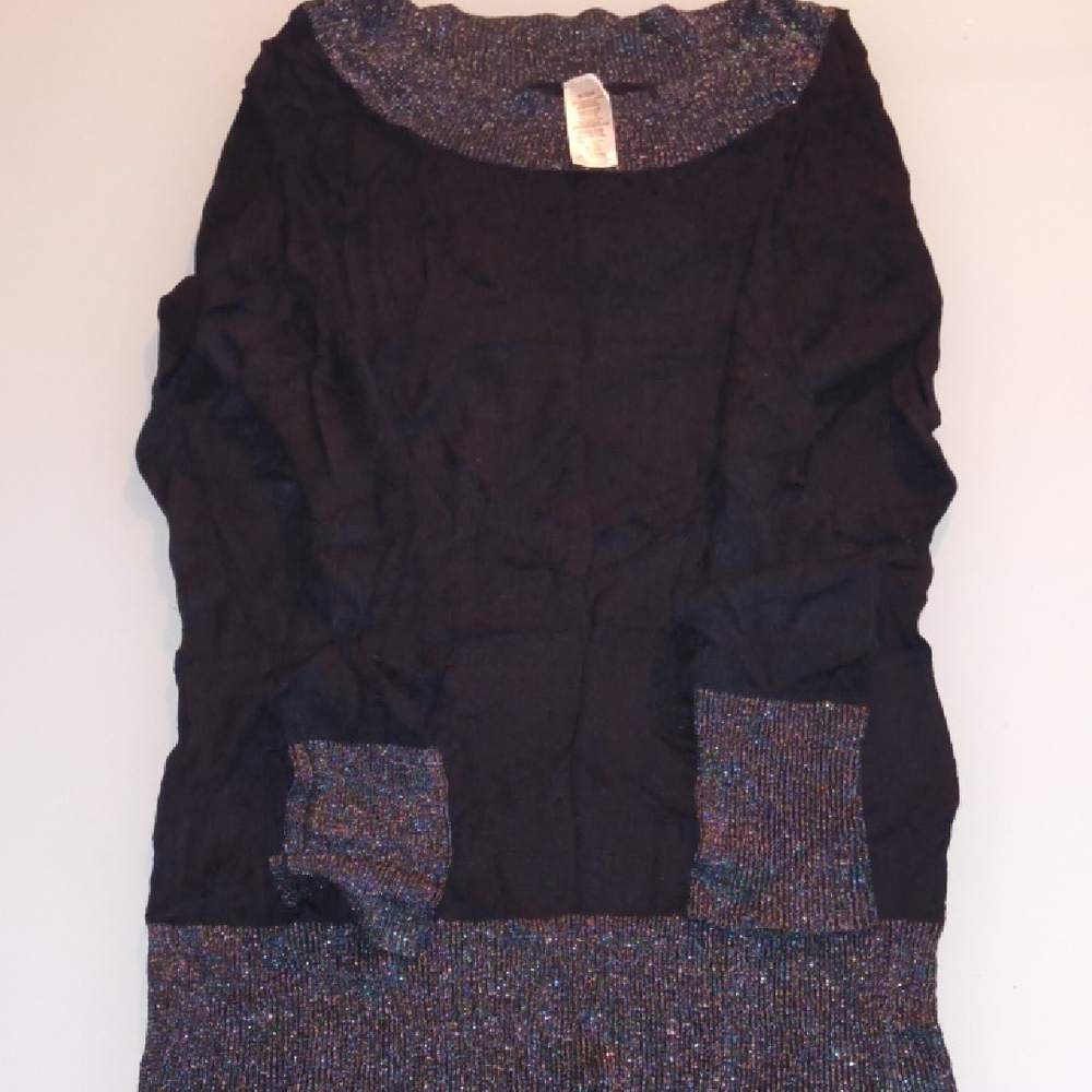Sheer Shimmer Knit Top